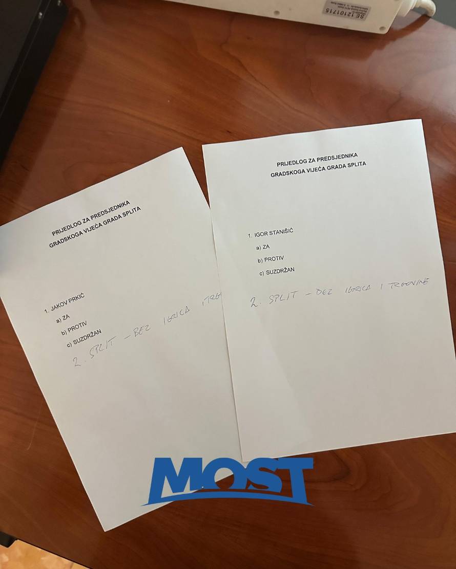 Ivošević: 'Listić Katarine Prnjak nije autentičan'. Prnjak tvrdi: 'Neću se njemu objašnjavati!'