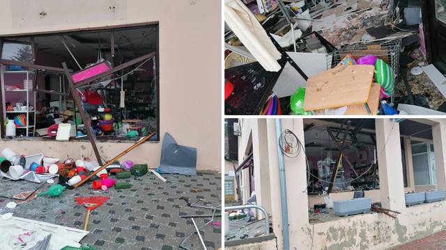 Eksplozija u Molvama: Raznijeli bankomat, ali i pola dućana