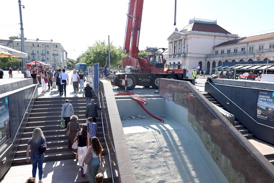 Zagreb: Nakon dugog kašnjenja konačno stigle pokretne stepenice za Importanne