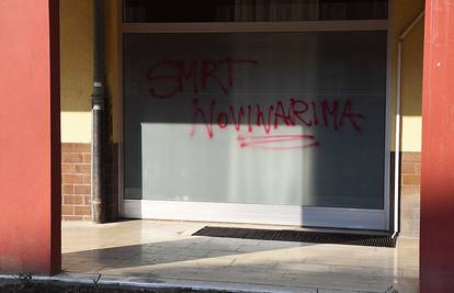 Sramotno: Na prostorijama KA portala osvanuo prijeteći grafit
