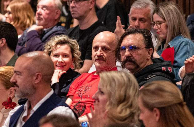 Zagreb: Bračni par Kekin na premijerI predstave "Cyrano de Bergerac" u Gavelli