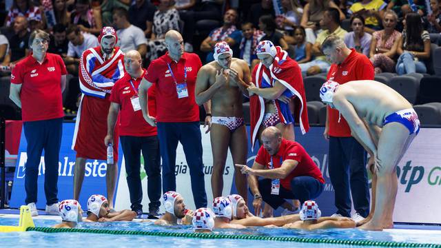 Europsko prvenstvo u vaterpolu za muškarce, četvrtfinale, Hrvatska - Gruzija