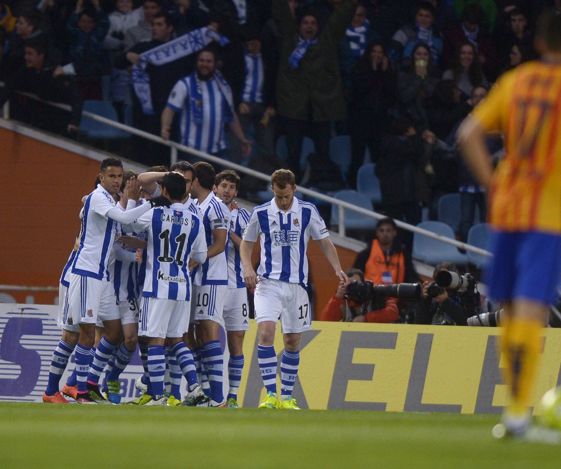 Football Soccer - Real Sociedad v Barcelona - Spanish Liga BBVA