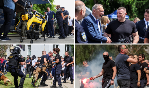 FOTO Policijska Akademija u Zagrebu otvorila vrata: Stigao 'Cro Cop', pokazali i robopsa!