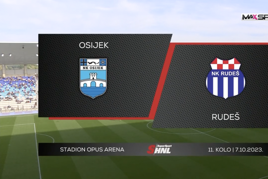 Osijek - Rudeš 3-0 (sažetak)
