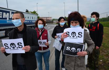 Obustavili su promet: Prosvjed protiv zagađenja zraka u Brodu