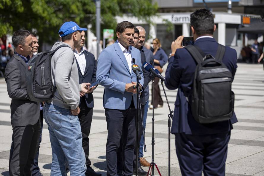 Osijek: Press konferencija Nikole Grmoje