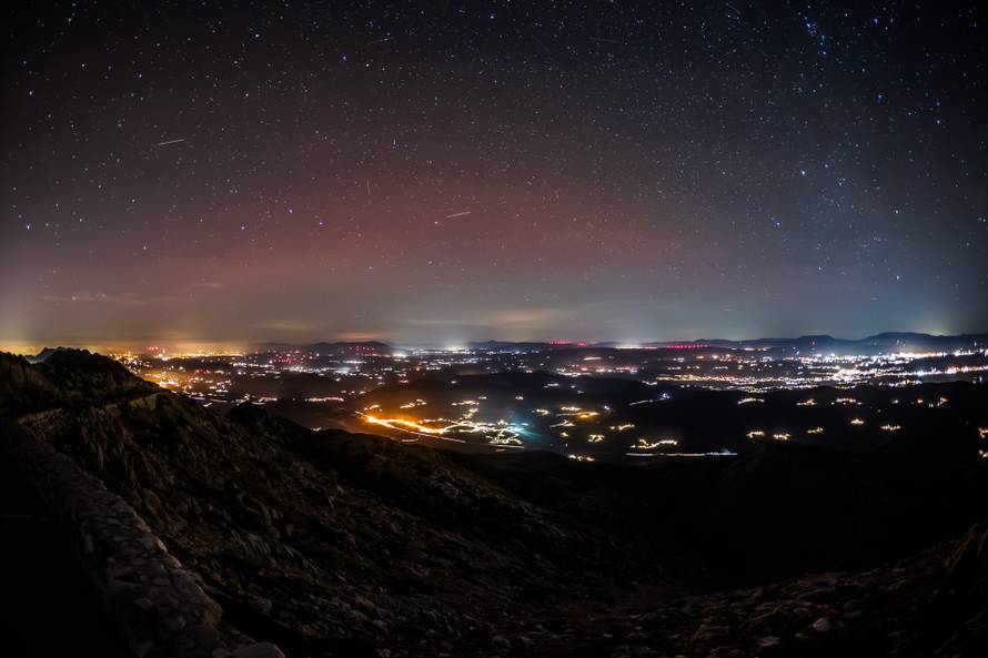 Aurora Borealis promatrana s vrha Biokova Sv. Jure 