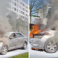 VIDEO Izgorio auto u Zagrebu