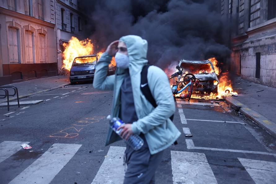 Nationwide protests in France against the cost of living