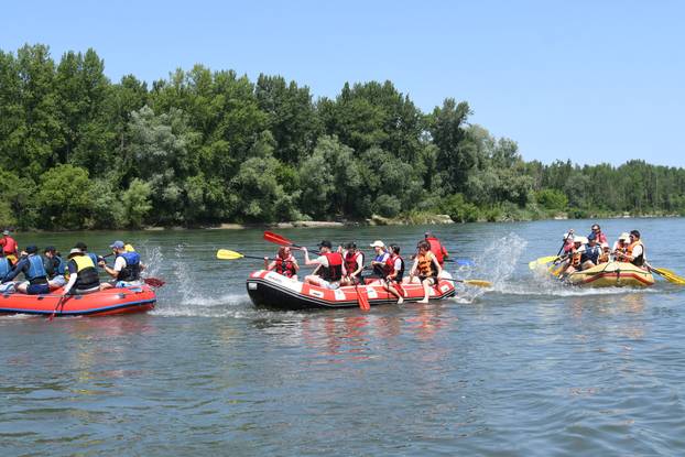 Rafting Hrvatskom Amazonom - Drava 2025. od legradskog ušća Mure u Dravu do Ješkova