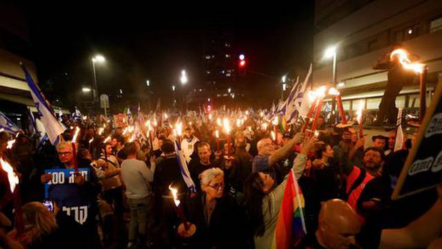 Izraelci ponovno na ulicama: Protiv mirovinske reforme prosvjeduju 14. tjedan zaredom