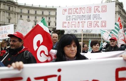 Prosvjedovali protiv Montijeve reforme mirovinskog sustava