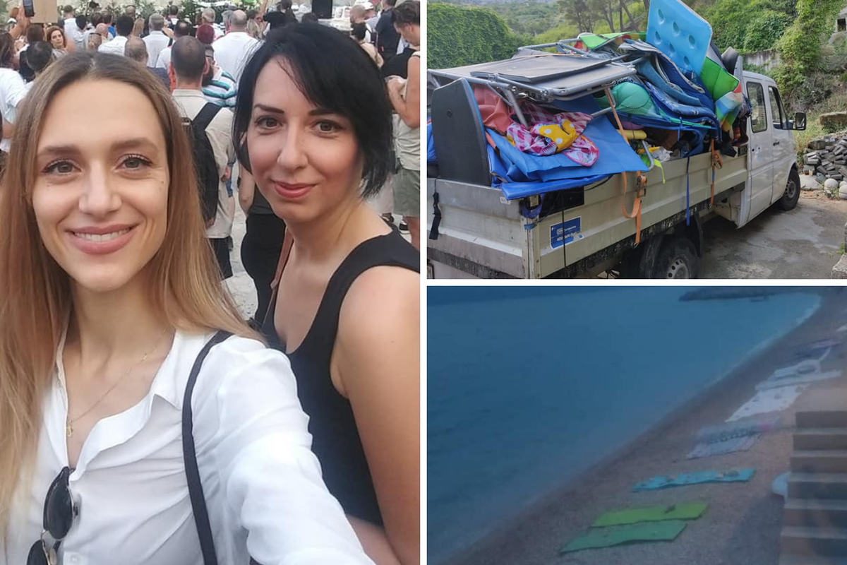 Rekvizitima 'rezervirali' mjesto na plaži, načelnica ih uklonila: 'Plaža je slobodna za sve!'