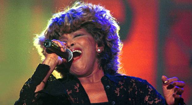 FILE PHOTO: Tina Turner performs a song during the German record awards "Echo" in Hamburg