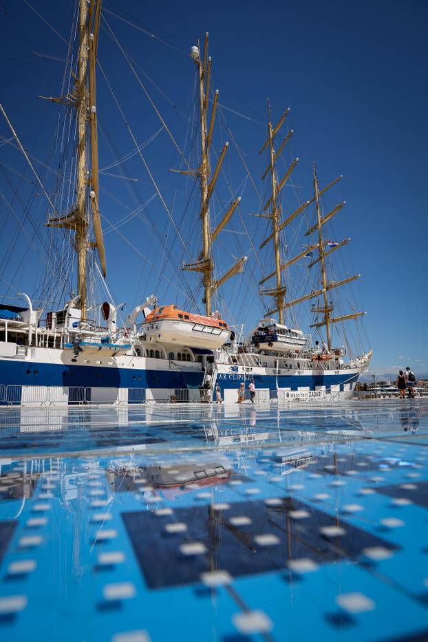 Zadar: Jedrenjak Royal Clipper na Pozdravu suncu