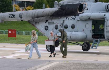 Vojni helikopter letio iz Zagreba u Osijek po srce: 'Sve naše zadaće su od posebne važnosti'