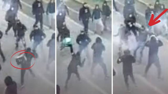 VIDEO U Gorici su se mlatili BBB i Torcida: Jedan uzeo gajbu i nokautirao drugog huligana