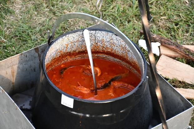 FOTO Otvoreno prvenstvo u kuhanju Fiša: Kotlovi i miris ribe preplavili Slavonski Brod