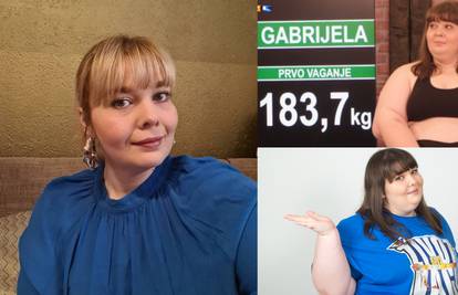 Gabi je u showu skinula 100 kg, a vani nastavila s 'topljenjem': 'Nema onoga što ja ne mogu...'