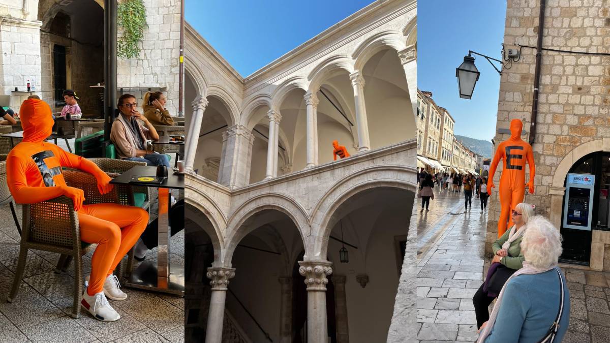 Što se događa u Dubrovniku? Tko su narančaste siluete koje su prošetale gradom?