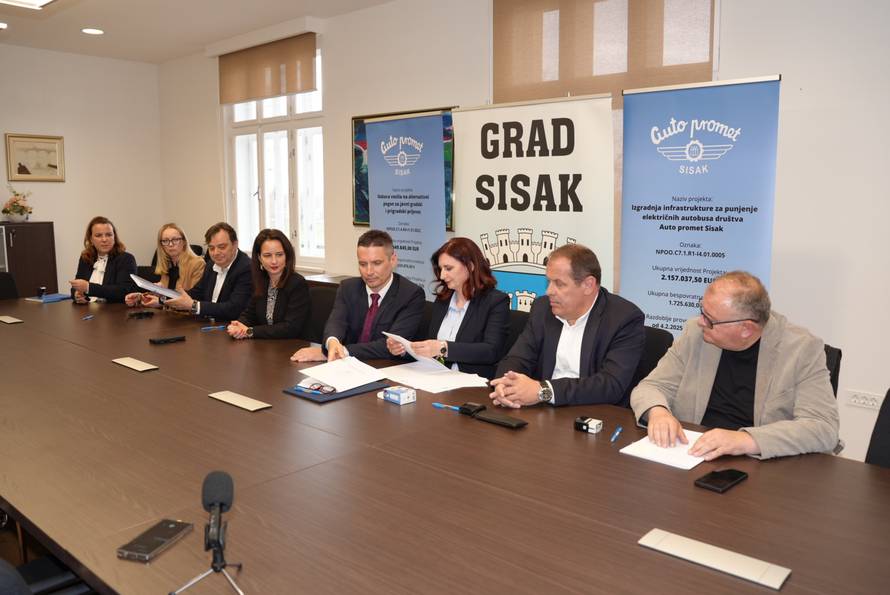 Sisak će dobiti 12 autobusa na alternativni pogon. Izgradit će i cijelu infrastrukturu punionica