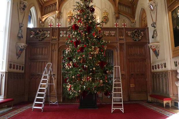 Celebrate Christmas at the official residences of Her Majesty The Queen .This December , visitors to Windsor Castle  will see the State Apartments transformed with shimmering Christmas trees , twinkling lights and a range of activities to celebrate the fe