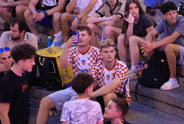 Zagreb: Praćenje utakmice između BiH i Švicarske