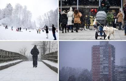 Šleperi zbog snijega koji pada diljem zemlje ne mogu u Rijeku