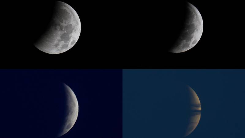 FOTO Pogledajte kako je sinoć izgledala pomrčina Mjeseca iznad Hrvatske