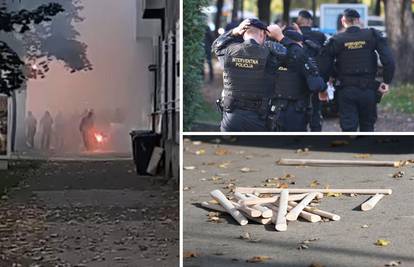 Neredi u Zagrebu: Nekoliko je navijača ozlijeđeno i u bolnici, policija uhitila više od 30 ljudi