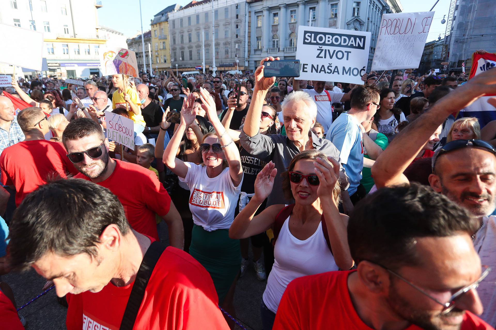 Zagreb: Na Trgu bana Jelačića održan Festival slobode