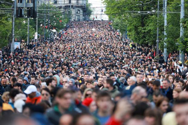 Protest "Serbia against violence" in Belgrade