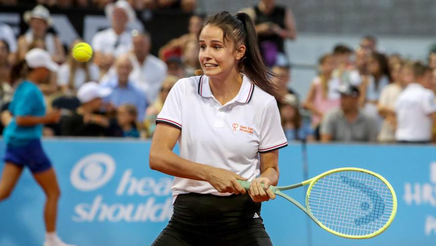 Zadar: Najveće hrvatske sportske zvijezde zaigrale tenis na humanitarnom spektaklu Gem Set Hrvatska