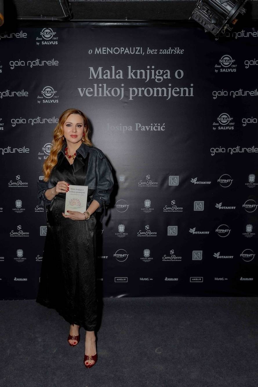 Josipa Pavičić predstavila je 'Malu knjigu o velikoj promjeni - o menopauzi bez zadrške'