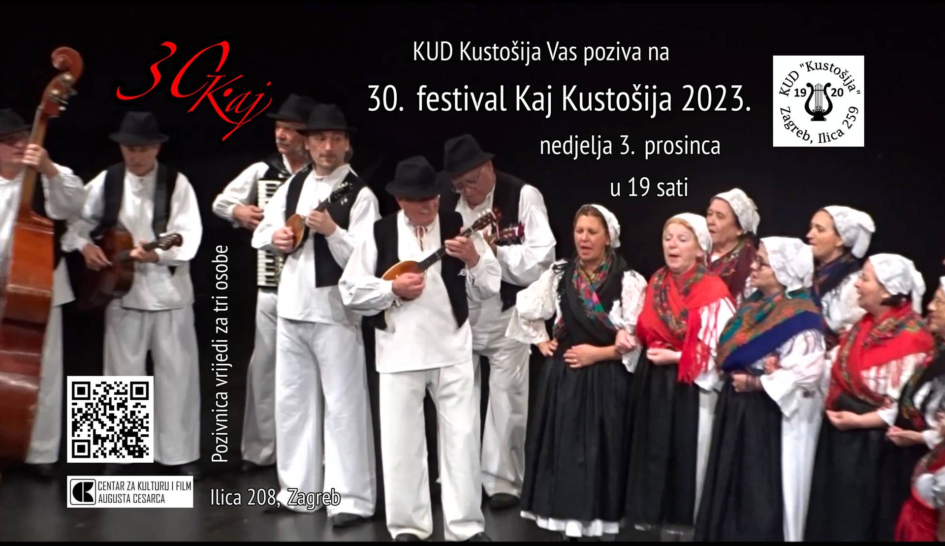 Počinje 30.  festival kajkavske poezije:  Kaj - Kustošija 2023.