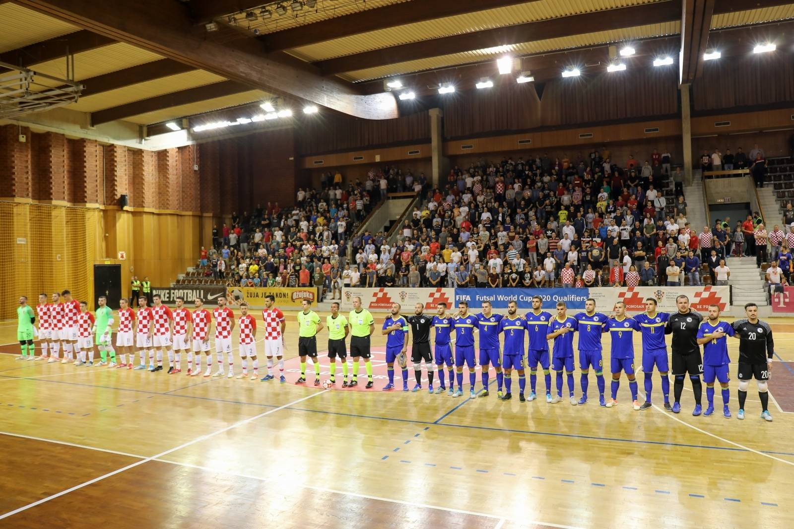 Dubrovnik: Kvalifikacije za futsal svjetsko prvenstvo, Hrvatska - BiH