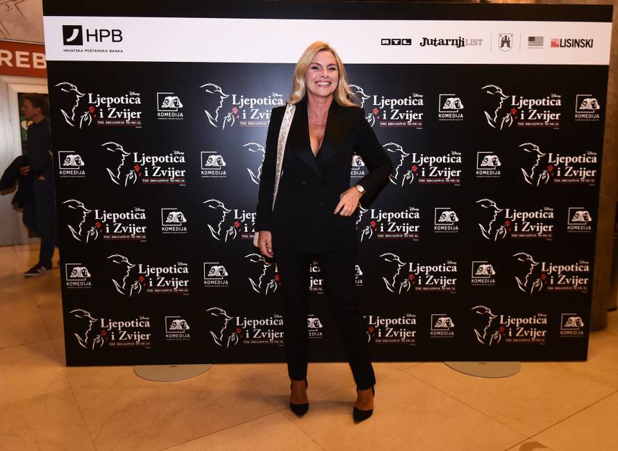 Zagreb: Poznati na premijeri mjuzikla "Ljepotica i zvijer"