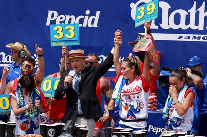 2023 Nathan's Hot Dog Eating Contest in New York