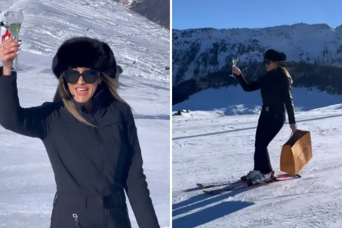 VIDEO Hana Hadžiavdagić otkrila kako skija: Od čašice se ne odvaja ni dok je na snijegu