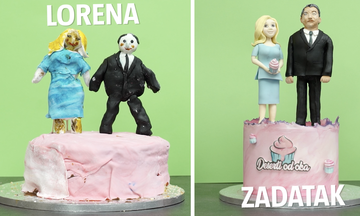 Veliko finale showa 'Deserti od oka': Ovo na torti su Kolinda i Zoki? Izgledaju kao mladenci!