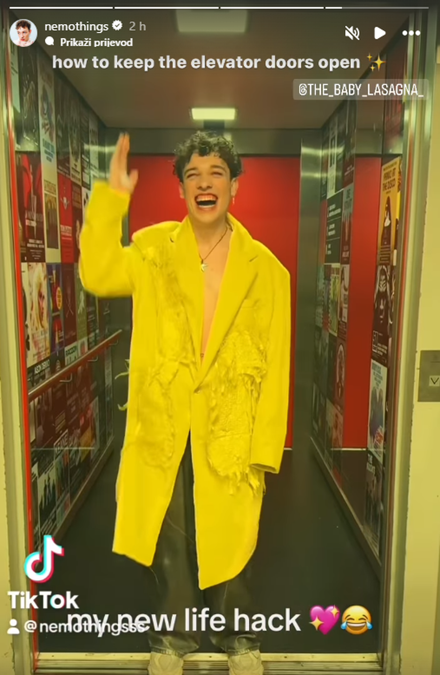 Ples Baby Lasagne zaplesao je i njegov najveći konkurent na Eurosongu! 'Možete i skupa!'