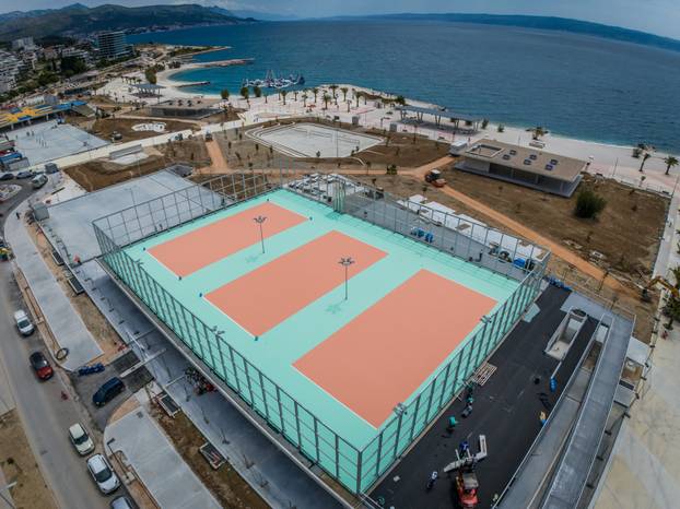 Split uskoro dobiva jednu od najljepših plaža na Mediteranu, ovako sada Žnjan izgleda iz zraka