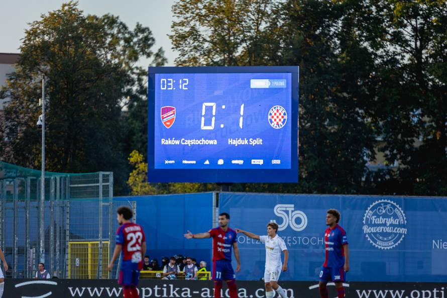 Uzvratna utakmica 4. pretkola nogometne Konferencijske lige Rakow - Hajduk