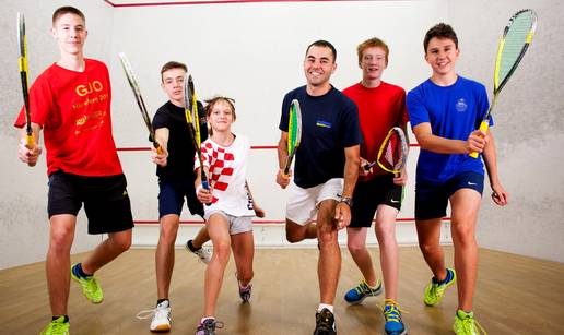 Zagreb: odr&zcaron;an me&dstrok;unarodni juniorski squash turnir