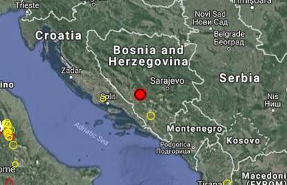 Potresi uzdrmali BiH, osjetili ih i u Splitu: 'Strah me zaspati!'
