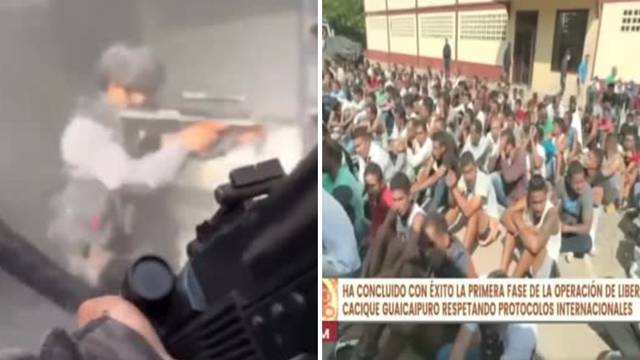 VIDEO Pogledajte trenutak kad policija upada u zloglasni zatvor u Venezueli. Držala ga je banda
