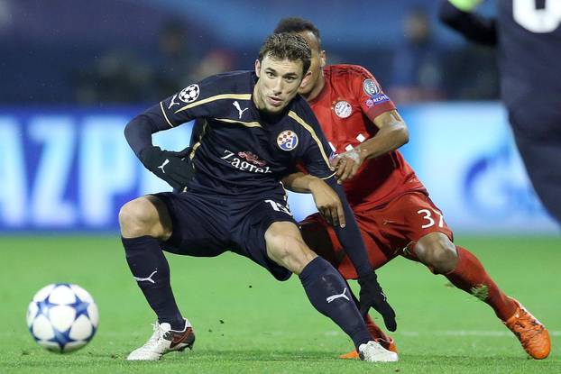Zagreb: UEFA Liga prvaka, skupina F, 6. kolo, GNK Dinamo - Bayern Muenchen