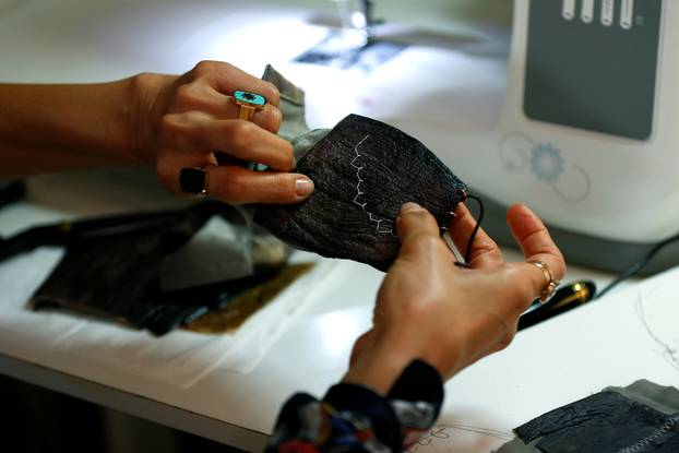 Jordanian chef develops eggplant 'leather', creates sustainable face masks in Amman