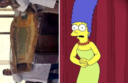 FOTO Znanstvenici u Egiptu iskopali 3500 godina star lijes: 'Marge Simpson, jesi li to ti?'